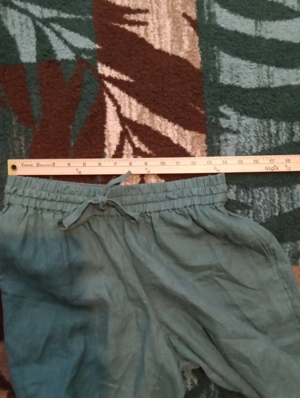 J Jrew Wide Leg Seaside Linen Womens Pant Pull On Casual Chic Vacation Size Smal